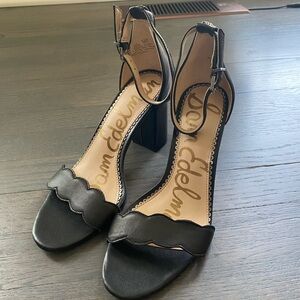 Sam Edelman block 3.5" heels size 6.5 in black